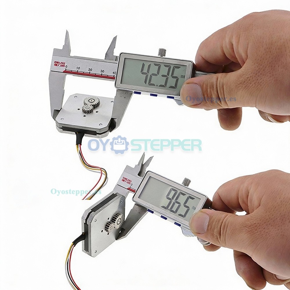 OUKEDA NEMA 17 Motor paso a paso plano con reductor de 40mN&middot;m para m&aacute;quina pick and place SMT
